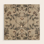 William Morris Woodland Nostalgia Beige Wood Wall Art Gallery Image 1