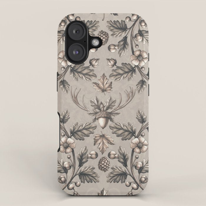 William Morris Woodland Nostalgia Beige iPhone Case Gallery Image 1