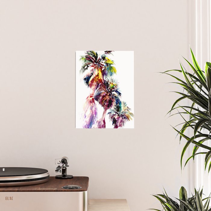 Desert Palm Trees, Southwestern tropical Palms Poster Gallery Image 2