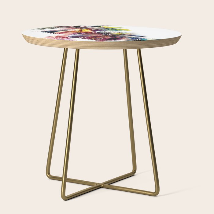 Desert Palm Trees, Southwestern tropical Palms Side Table Gallery Image 1