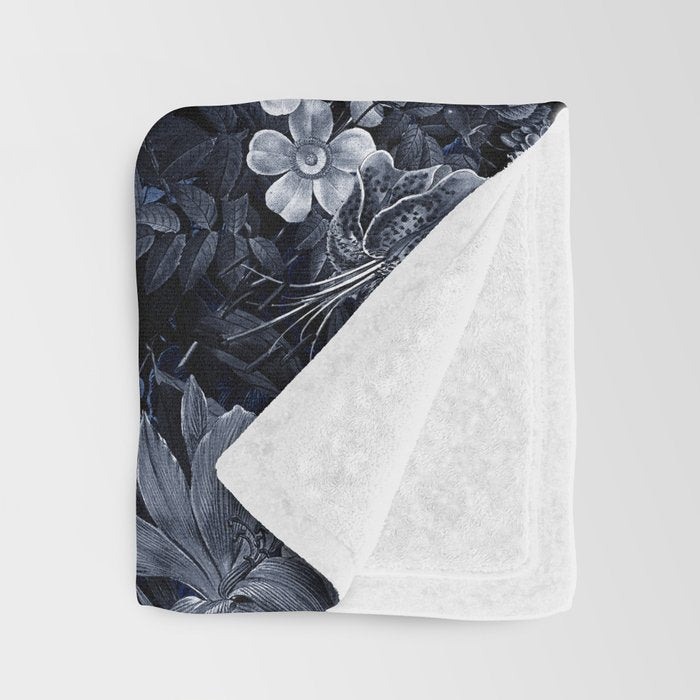 EXOTIC GARDEN - NIGHT VII Throw Blanket Gallery Image 3