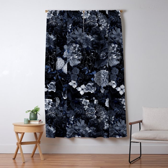 EXOTIC GARDEN - NIGHT VII Window Curtain Gallery Image 1