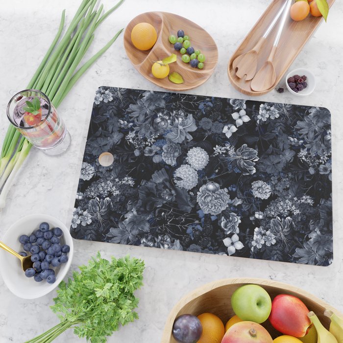 EXOTIC GARDEN - NIGHT VII Cutting Board Gallery Image 2