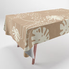Cheetahs Monstera 1 Tablecloth Gallery Image 1