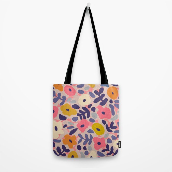 Funny sunny floral pattern Tote Bag Gallery Image 2
