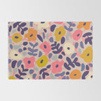 Funny sunny floral pattern Rug Gallery Image 2
