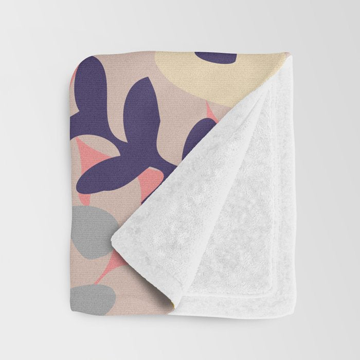 Funny sunny floral pattern Throw Blanket Gallery Image 3