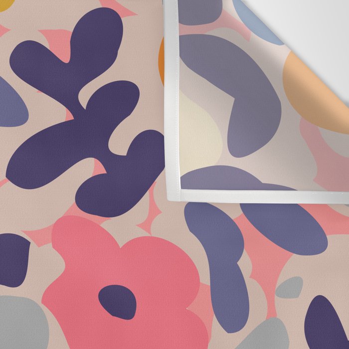 Funny sunny floral pattern Wall Tapestry Gallery Image 3