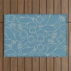 Minimalist Platypus Outdoor Rug Gallery Image 1