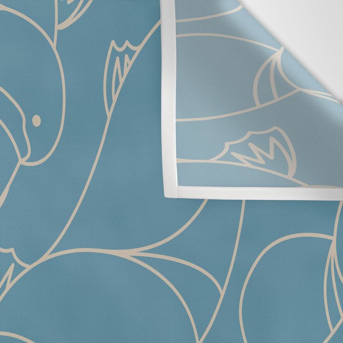 Minimalist Platypus Wall Tapestry Gallery Image 3