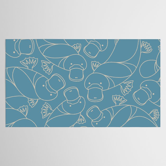 Minimalist Platypus Tablecloth Gallery Image 2