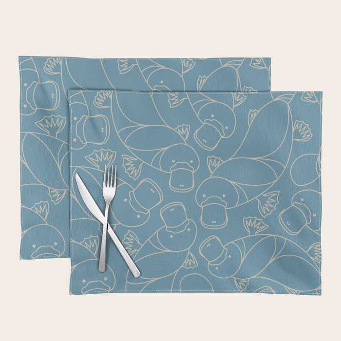 Minimalist Platypus Placemat Gallery Image 1