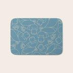 Minimalist Platypus Bath Mat Gallery Image 1