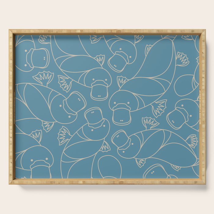 Minimalist Platypus Serving Tray