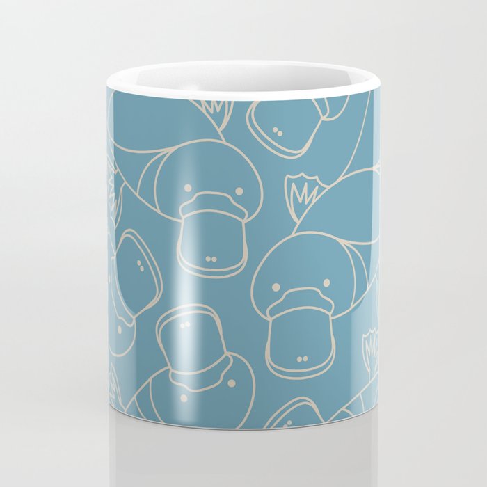 Minimalist Platypus Coffee Mug Gallery Image 4