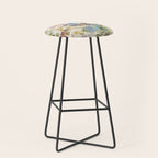 Geranium Moths Stool Gallery Image 1