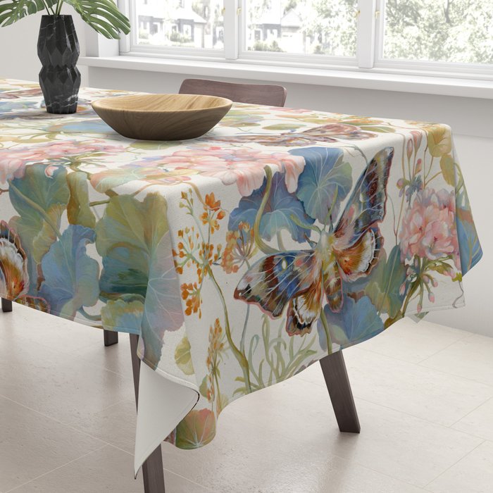 Geranium Moths Tablecloth Gallery Image 3