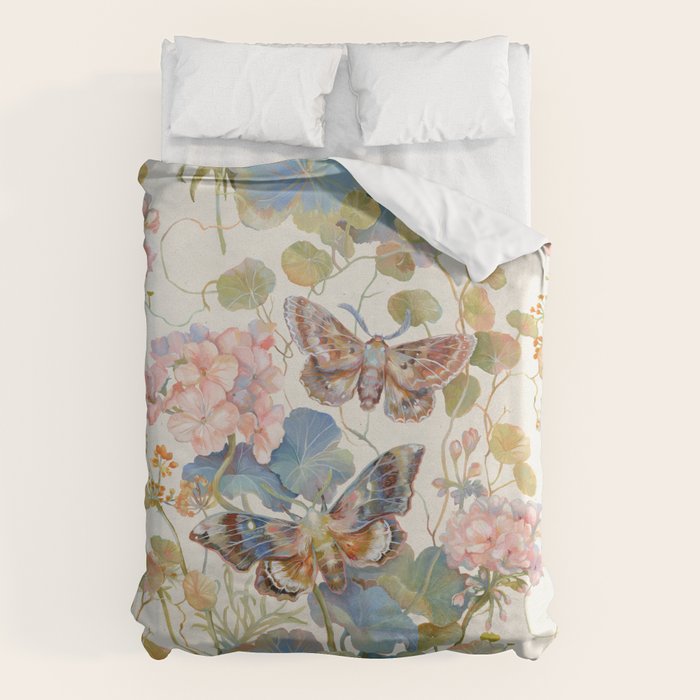 Geranium Moths Duvet Cover Gallery Image 6