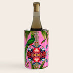 Tropical,vintage,exotic,summer,birds,hummingbird,flowers,baroque  Wine Chiller Gallery Image 1