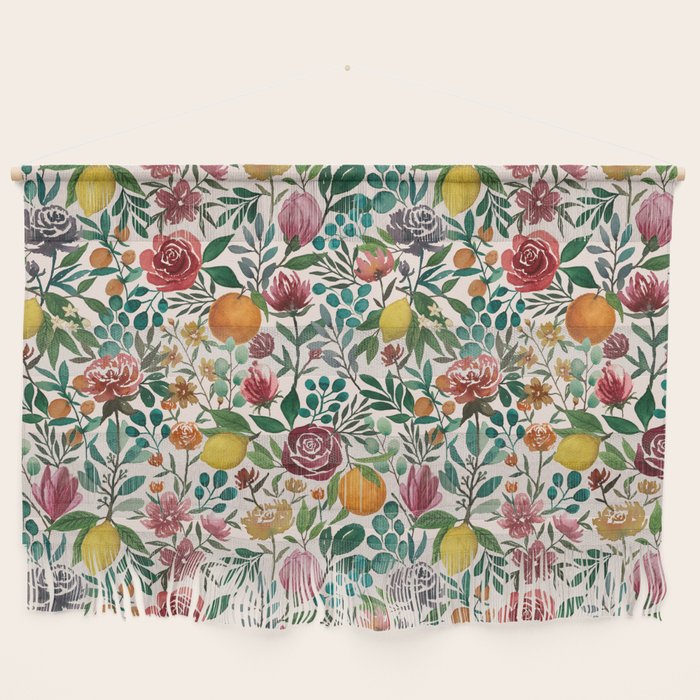 Fruit and Flowers Pattern Wall Hanging Gallery Image 1