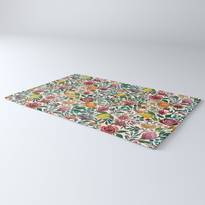 Fruit and Flowers Pattern Rug Gallery Image 3