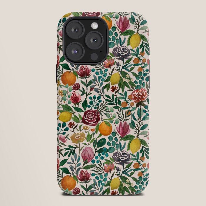 Fruit and Flowers Pattern iPhone Case Gallery Image 12
