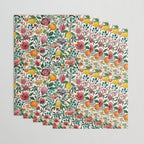 Fruit and Flowers Pattern Wrapping Paper Gallery Image 3