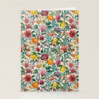 Fruit and Flowers Pattern Stationery Card Gallery Image 2