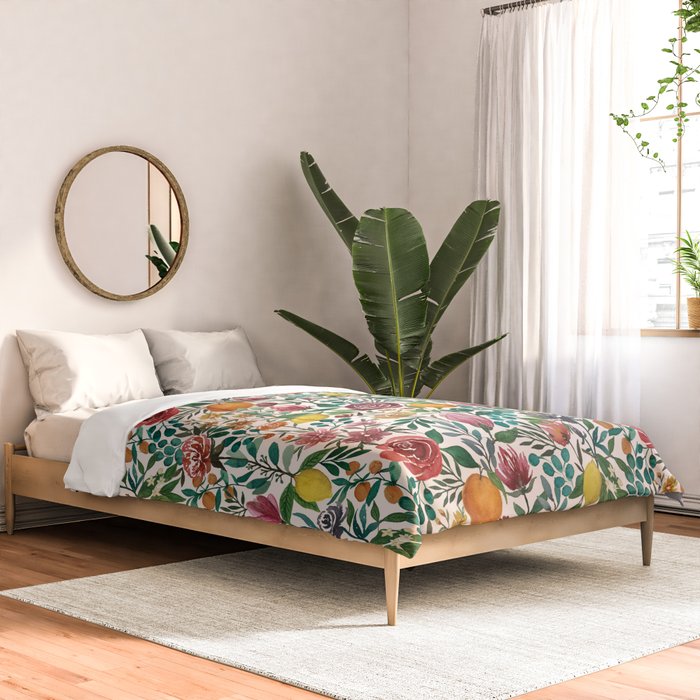 Fruit and Flowers Pattern Comforter Gallery Image 2