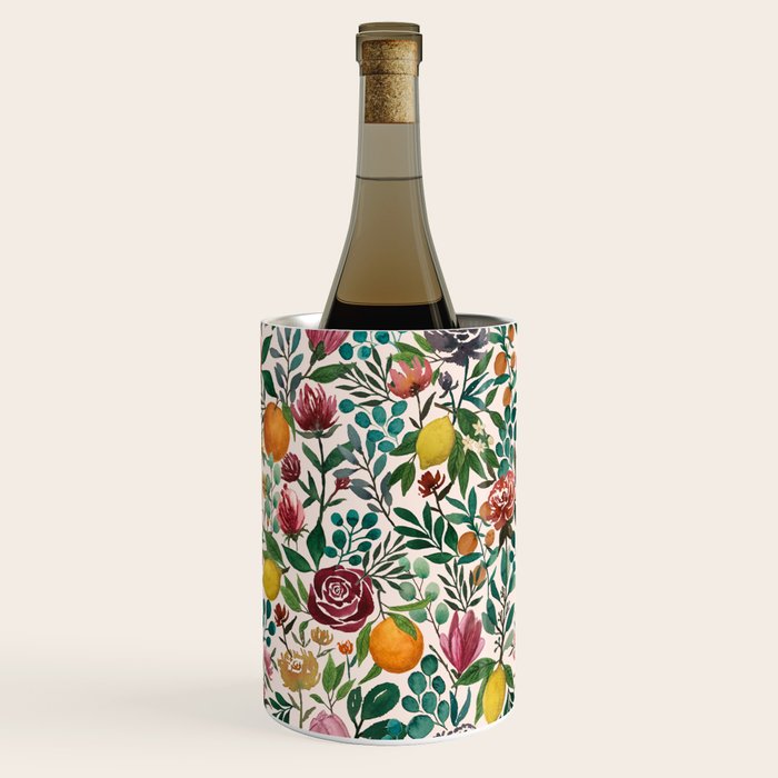 Fruit and Flowers Pattern Wine Chiller Gallery Image 1