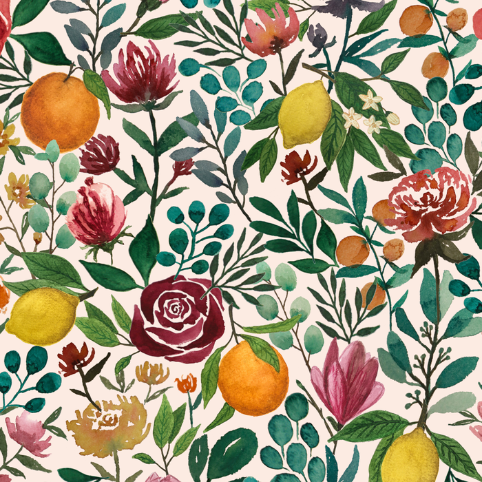 Fruit and Flowers Pattern Coffee Mug Gallery Image 2