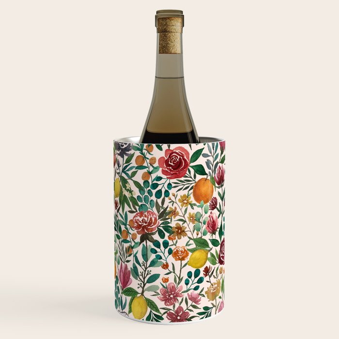 Fruit and Flowers Pattern Wine Chiller Gallery Image 2