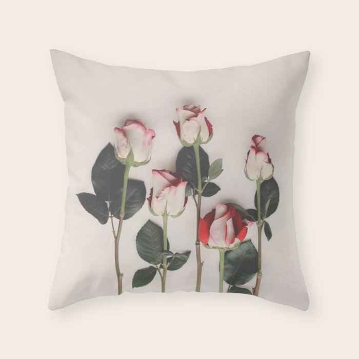 Flowers Roses Throw Pillow Gallery Image 6