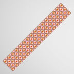 70s Disco Daisy Flower Pattern Table Runner Gallery Image 3