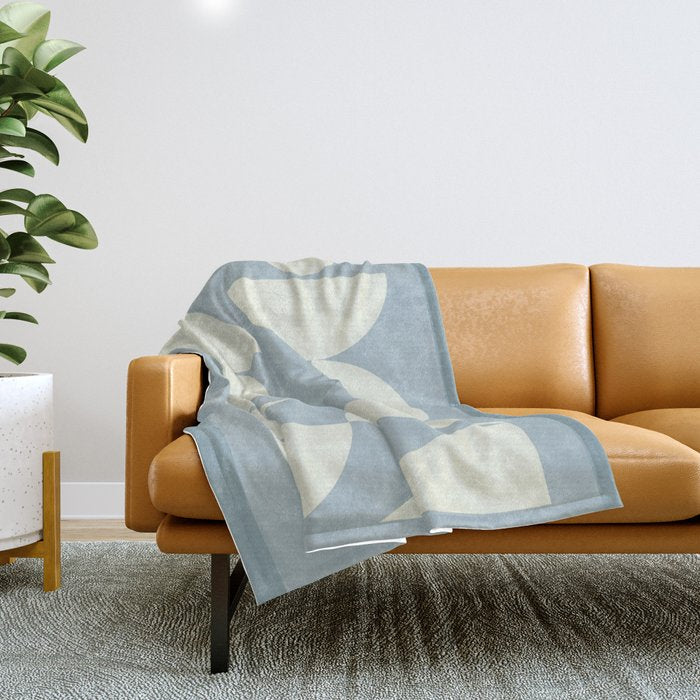 Modern geometric shapes 32 Throw Blanket Gallery Image 1