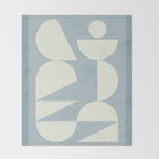 Modern geometric shapes 32 Throw Blanket Gallery Image 2
