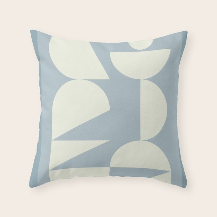 Modern geometric shapes 32 Throw Pillow Gallery Image 1