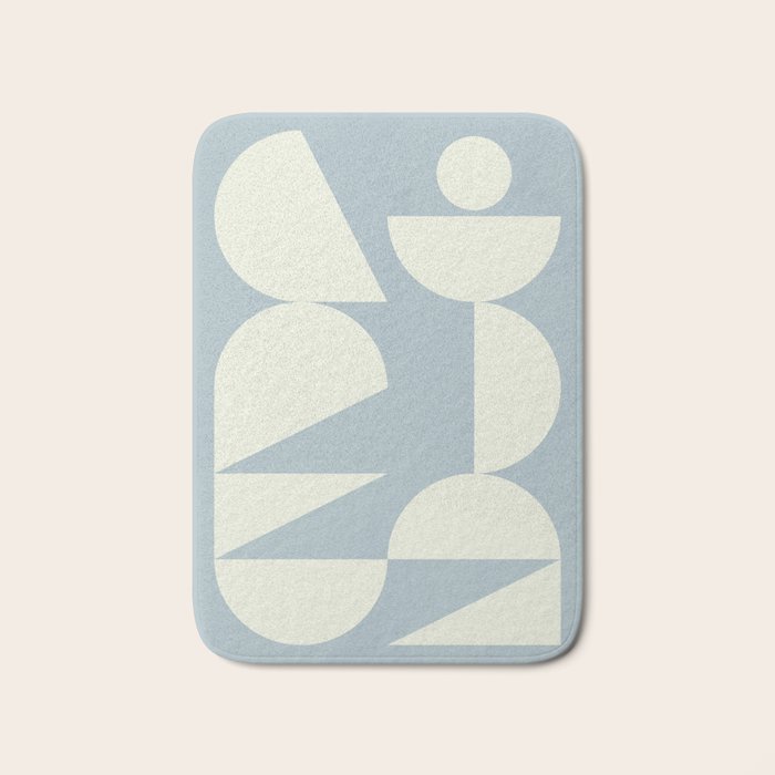 Modern geometric shapes 32 Bath Mat Gallery Image 1