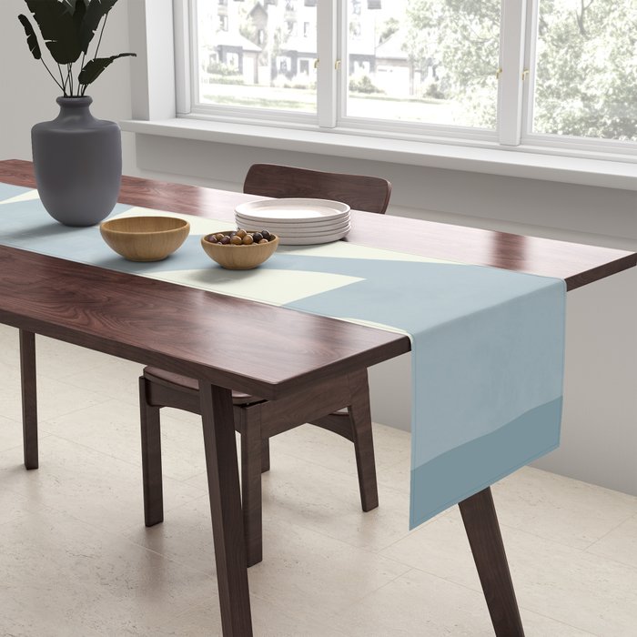 Modern geometric shapes 32 Table Runner Gallery Image 2