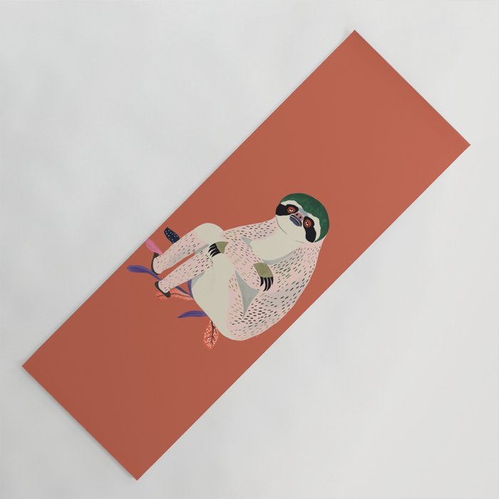 Just Slothin' Around Yoga Mat Gallery Image 1