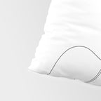 Minimal Line Art Woman with Flowers Pillow Sham Gallery Image 4