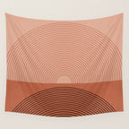 Minimal Rainbow Color Block V Wall Tapestry Gallery Image 4