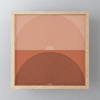 Minimal Rainbow Color Block V Mini Art Print Gallery Image 1