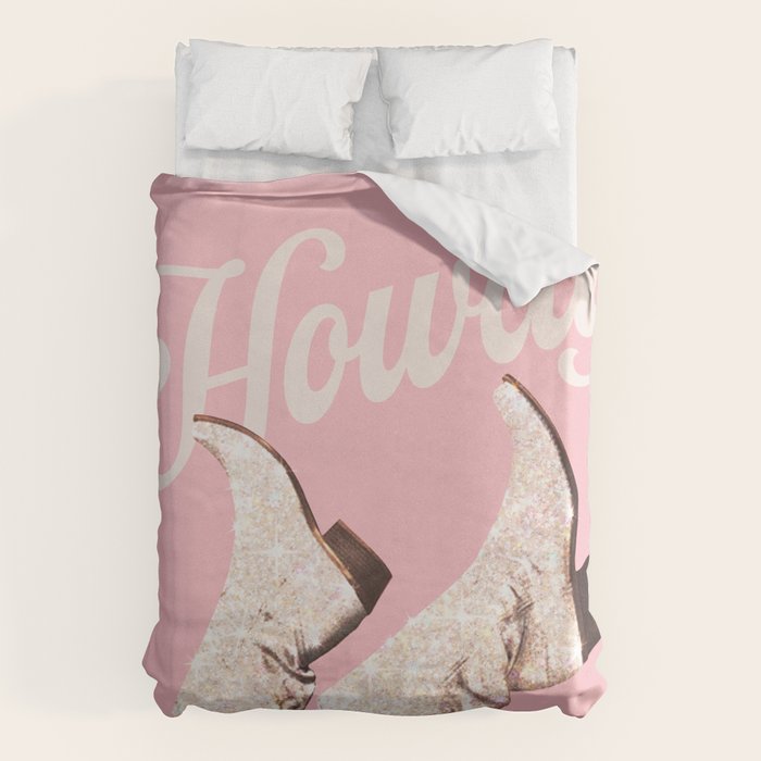 These Boots - Howdy Glitter Pink II Duvet Cover Gallery Image 6