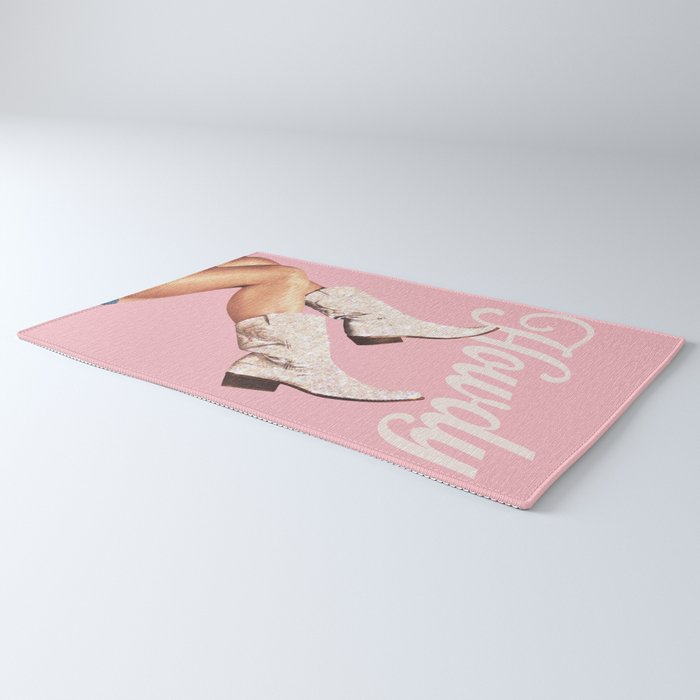 These Boots - Howdy Glitter Pink II Rug Gallery Image 3