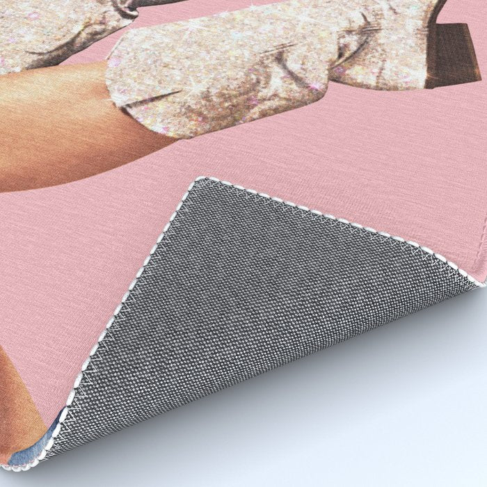 These Boots - Howdy Glitter Pink II Rug Gallery Image 4