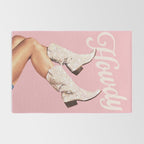 These Boots - Howdy Glitter Pink II Rug Gallery Image 2