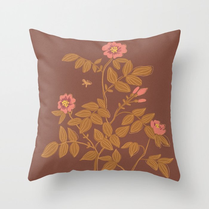 Roses Throw Pillow Gallery Image 1