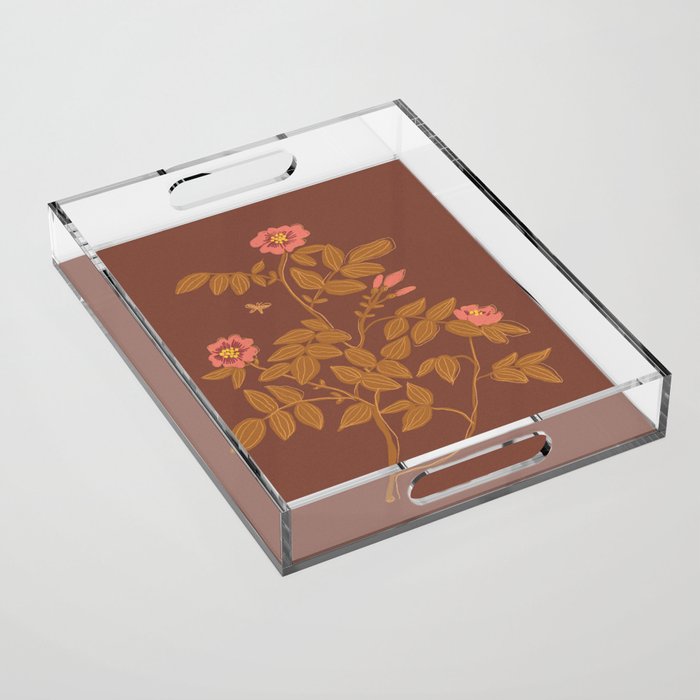 Roses Acrylic Tray Gallery Image 1