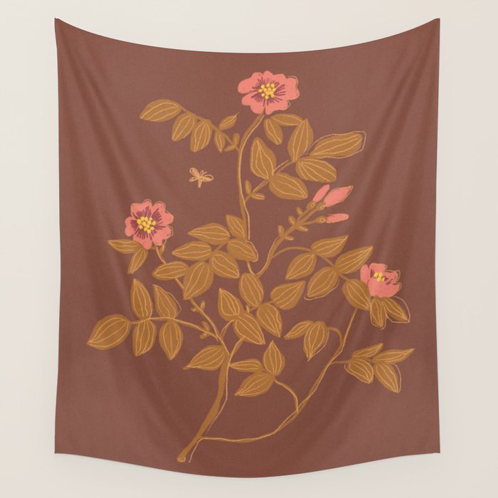 Roses Wall Tapestry Gallery Image 4